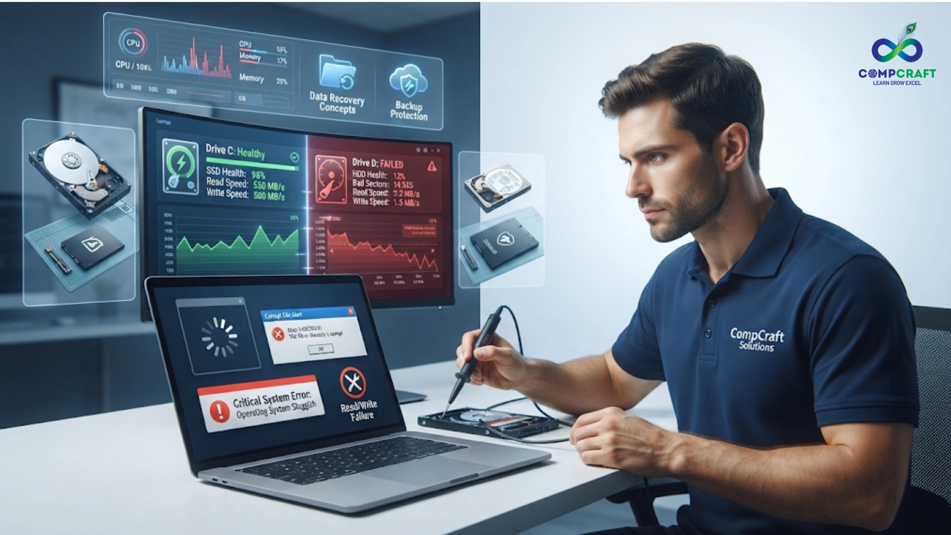Facing hardware or software problems? CompCraft Solutions offers reliable computer repair and IT services in Charni Road, South Mumbai.
