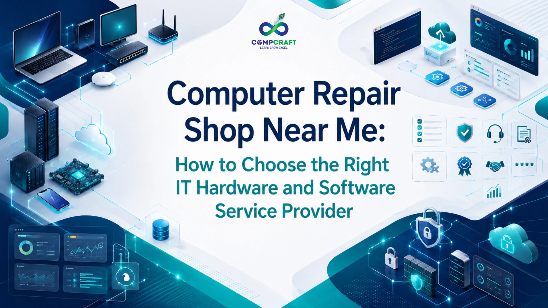Hardware and software Not all repair shops are equal. Learn how to pick a reliable computer repair and IT support services provider in Charni Road, South Mumbai.